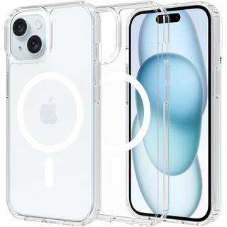 Mobique Hybridcover MagSafe iPhone 15 Gennemsigtig