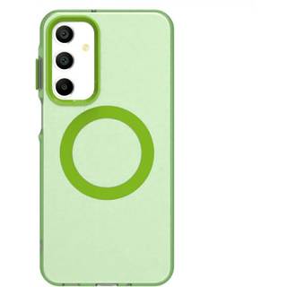 EIDERWOOD Samsung Galaxy A16 (4G/5G) Hybrid Plast Mobil Cover - MagSafe Kompatibel - Gennemsigtig / Grøn