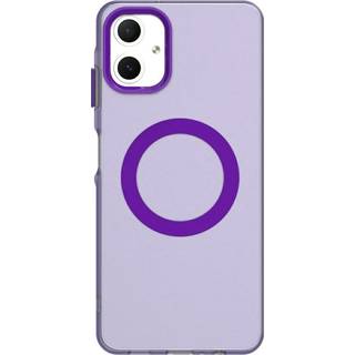 EIDERWOOD Samsung Galaxy A06 Hybrid Plast Mobil Cover - MagSafe Kompatibel - Gennemsigtig / Lilla