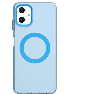 EIDERWOOD Samsung Galaxy A06 Hybrid Plast Mobil Cover - MagSafe Kompatibel - Gennemsigtig / Blå