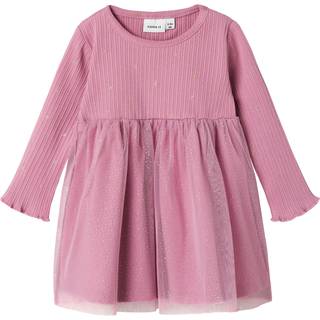 Name It Mauve Orchid Stjerner Tylkjole - Str. 0m 50cm