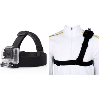 GoPro Head Strap Mount & Skulder Mount pakke