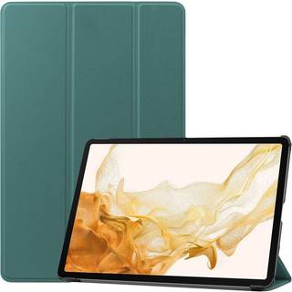 EIDERWOOD Samsung Galaxy Tab S10 Plus Vegansk Læder Cover m. Ståfunktion - Grøn