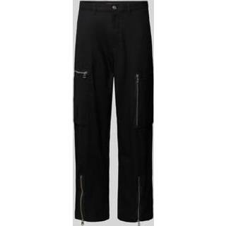 MK Stretch Wool Zip Cargo Trousers - Black - Michael Kors - 32x32