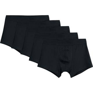 Jack & Jones JACTONE IN TONE TRUNKS 5 PACK NOOS Black Black - Black - Black - Black
