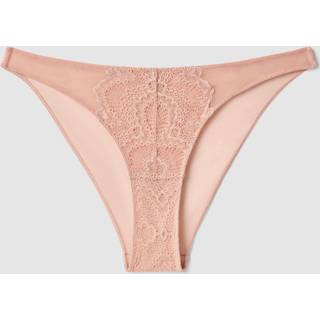 Understatement | Lace Mesh Bikini Briefs - Nude