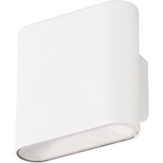 Genopladelig LED-væglampe Magnetics, hvid, op & ned, bredde 10 cm