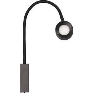 FH Lighting LED væglampe Magnetic, dæmpbar, Sort, Soveværelse, Metal