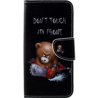 Huawei P30 Pro Flip Cover med Angry Bear Design
