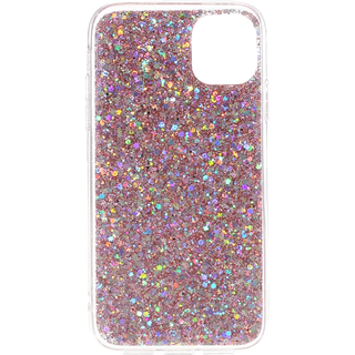 iPhone 11 Cover i Rose Glitter TPU