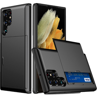 Samsung Galaxy S22 Ultra Kortholder Cover med Slide-funktion