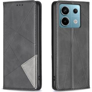 Xiaomi Redmi Note 13 Pro 5G Flip Cover Grå PU Læder med Kortholder og Stand