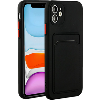 iPhone 12 Mini Cover med Kortholder i Soft Matte