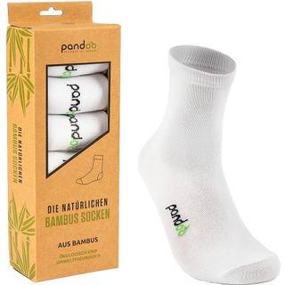 Pandoo - Hvide Bambus Sokker - Str. 39-42
