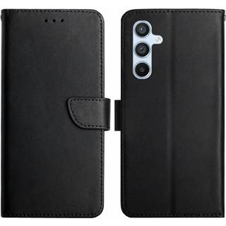 Samsung Galaxy S24 FE læder flip etui med pung i sort nappa