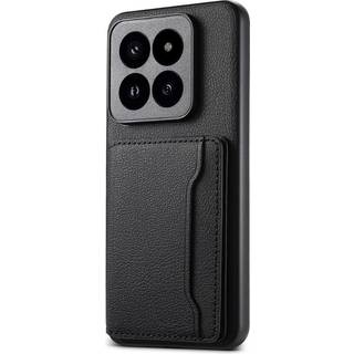 Xiaomi 14 Pro Læder Cover med Kortholder og Stander