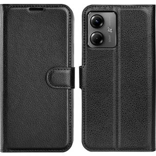 Motorola Moto G14 Flip Cover med Kortholder i PU Læder