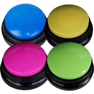 Optageknapper til Kommando, Hund - 4-Pak