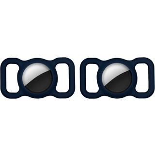 AirTag Holder til Halsbånd Hund/Kat Sort - 2 stk