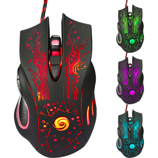 Gamer Mus med lys - Oberon