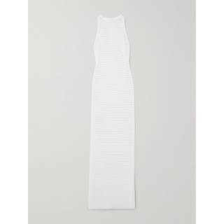 AlaÃ¯a Crochet maxi dress - white - XL