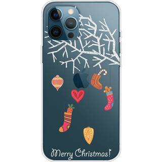EIDERWOOD iPhone 16 Pro Max Fleksibelt Plast Bagside Julecover - Merry Christmas - Julesokker