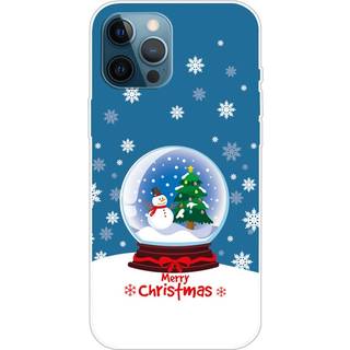 EIDERWOOD iPhone 16 Pro Max Fleksibelt Plast Bagside Julecover - Merry Christmas - Snekugle