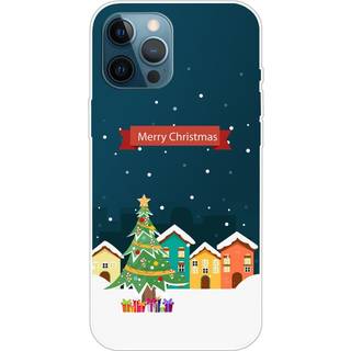EIDERWOOD iPhone 16 Pro Fleksibelt Plast Bagside Julecover - Merry Christmas - Juleby