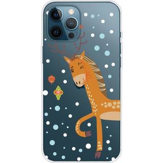 EIDERWOOD iPhone 16 Pro Max Fleksibelt Plast Bagside Julecover - Merry Christmas - Jule Rensdyr