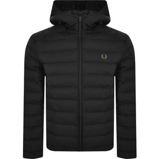 Jakke FRED PERRY Hooded Insulated Jacket Black XL - Black - XL