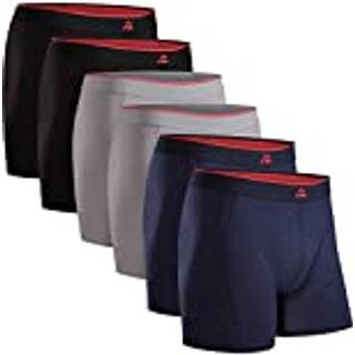 BAMBOO TRUNKS - Black | Grey | Navy / 3XL / 6-Pack