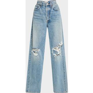 Agolde Kelly high-rise straight jeans - blue - S-M