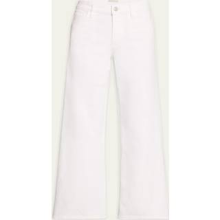 Frame Le Slim Palazzo high-rise wide-leg jeans - white - 26