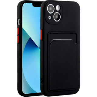 iPhone 13 Cover med Kortholder i Silikone