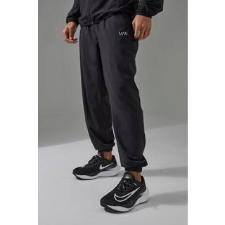 Mens Black Man Active Cuffed Hem Regular Fit Jogger