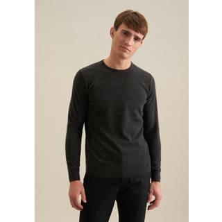 Seidensticker Herren Pullover grau unifarben