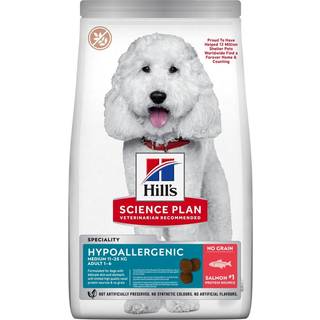 Hill's SCIENCE PLAN Hypoallergenic Medium Adult Hundefoder Med Laks - 14 kg