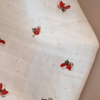 Filibabba Stor stofble / svøb 120x120 cm GOTS - Lucky