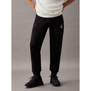 Fleece Monogram Joggers - Black - S