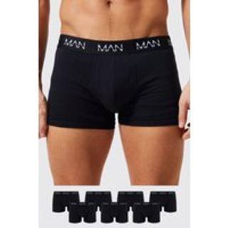 Mens Black 7 Pack Man Trunks