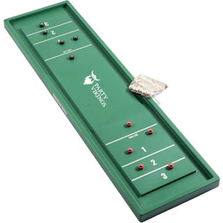 Shuffleboard inkl pose og 10 pucks 122x33 cm PartyVikings