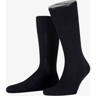 Falke No. 7 Finest Merino Ribbed Socks Dark Navy