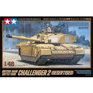 Tamiya, Challenger 2 British Main Battle Tank (Desertised), 1:48 [Levering: 1-2 dage]