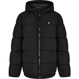 Lyle And Scott Drenge Vatteret Pufferjakke Z865 Jet Sort