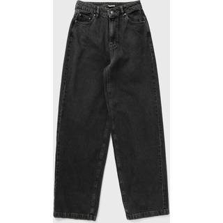 Wide Leg 5 Pocket Jeans Black Washed