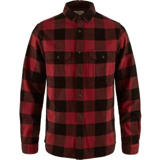 Fjällräven Övik Heavy Flannel Shirt Men-red-black-2XL