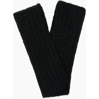 Objmilu Fingerless Gloves Knit 135 - Black - Object - Sort One Size