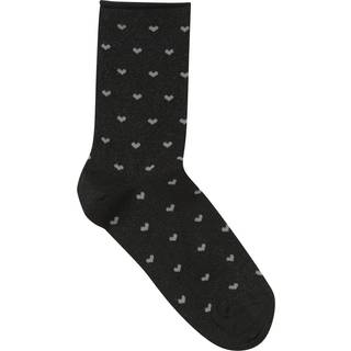 B.YOUNG dame strømper BAWLI - Black Heart Mix - Onesize