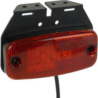 LED Markeringslygte Bag Rød - E-Godkendt 9-32V