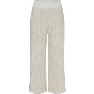 Marta Du Chateau dame bukser MdcAnette - Panna Beige 1752 Stripe - S/M